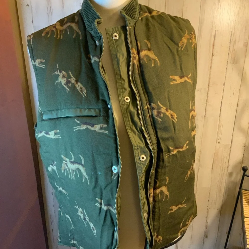 Lauren by Ralph Lauren lightly puffy reversible vest. Mist likely a small - Picture 4 of 9